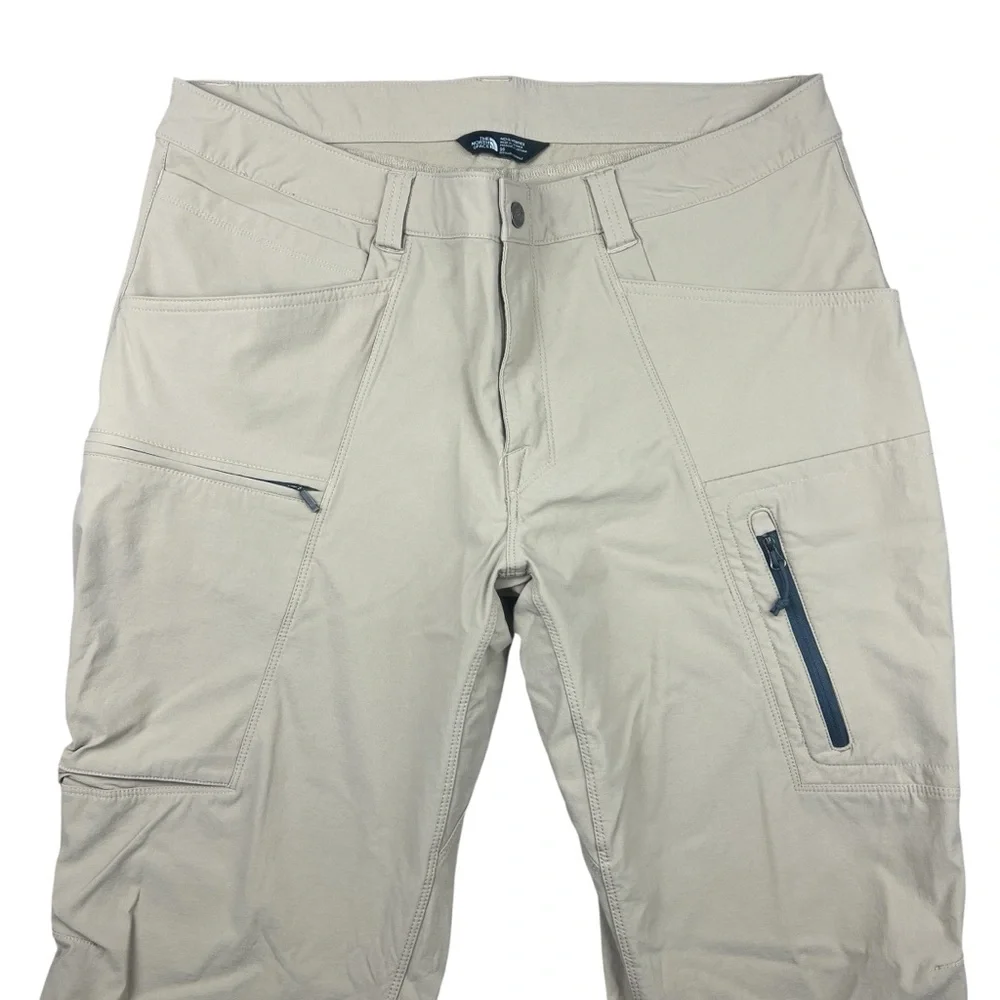 The North Face‎ Retrac Tech III Pants Men's 36 Beige Nylon Hiking Outdoor Travel - Picture 4 of 15